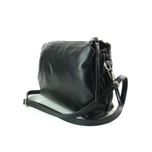 Torebka skórzana VERA PELLE kolor Czarna