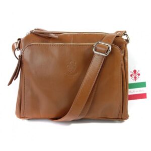 Torebka skórzana FLORENCE kolor Camel