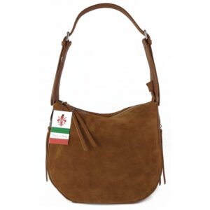 Torebka skórzana VERA PELLE kolor Camel