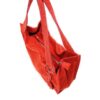 Duża zamszowa torba XXL Shopper bag ,worek Vera Pelle pojemny Czerwony  WK799R - obrazek 2