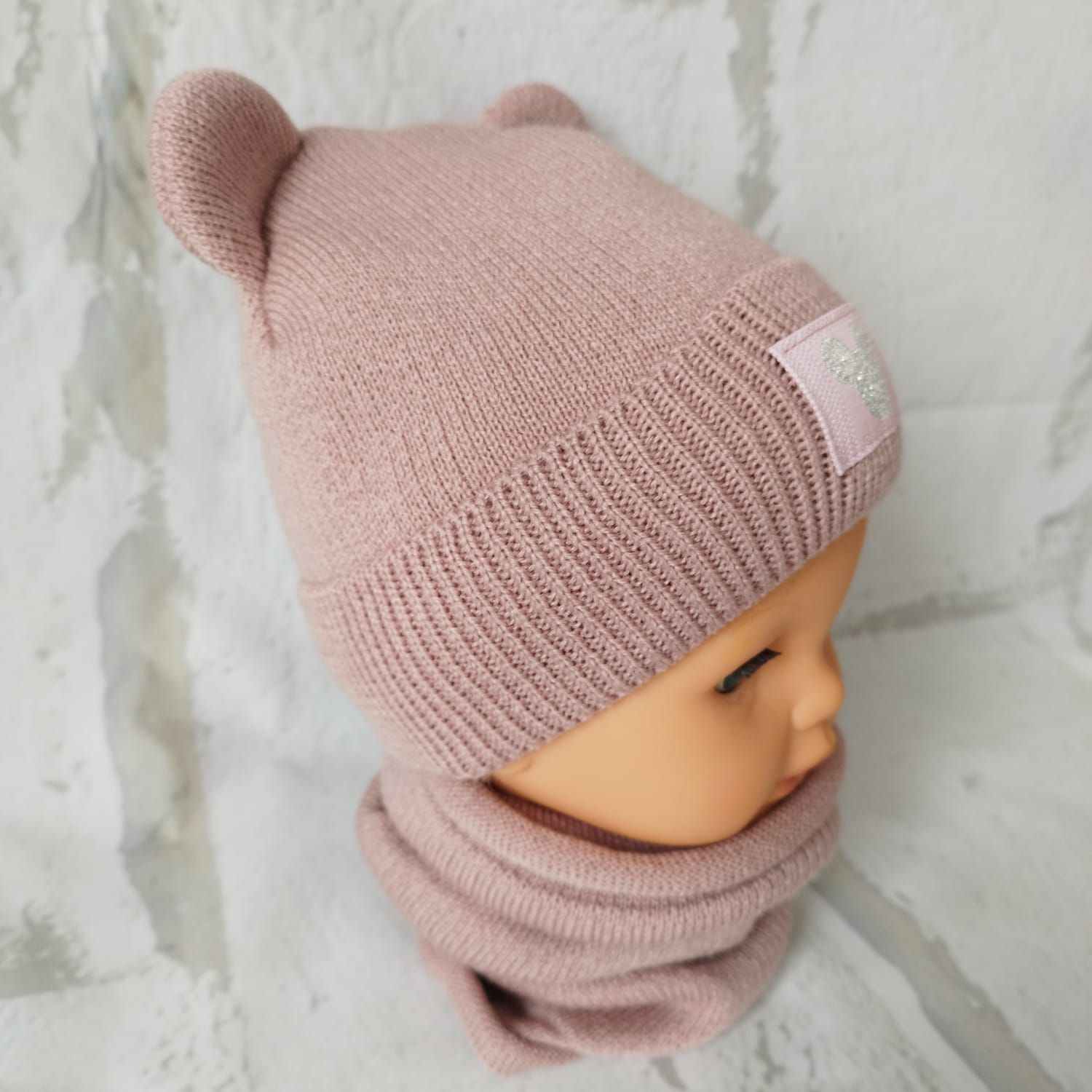 Cudowny komplet dziecięcy 2-4lata róż myszka CDzM-13a 2 Cudowny komplet dziecięcy 2-4lata róż myszka CDzM-13a - obrazek 2