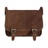 Torebka skórzana VERA PELLE kolor Camel